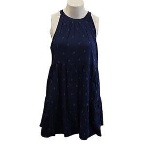 [Old Navy] Blue Floral Halter Ruffle Dress - Size XL